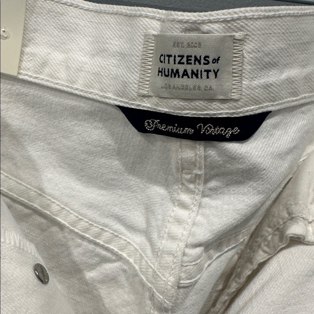 CITIZENS OF HUMANITY AYLA BAGGY CUFFED CROP - SERENE SIZE 32 - Picture 11 of 17
